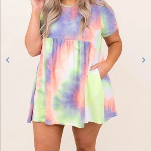 Tie Dye Dress With Pockets!